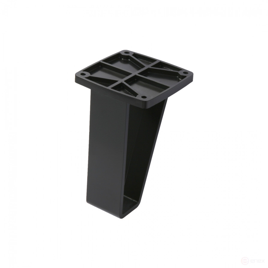 Support meb. plast. V-18 h130 black AKS