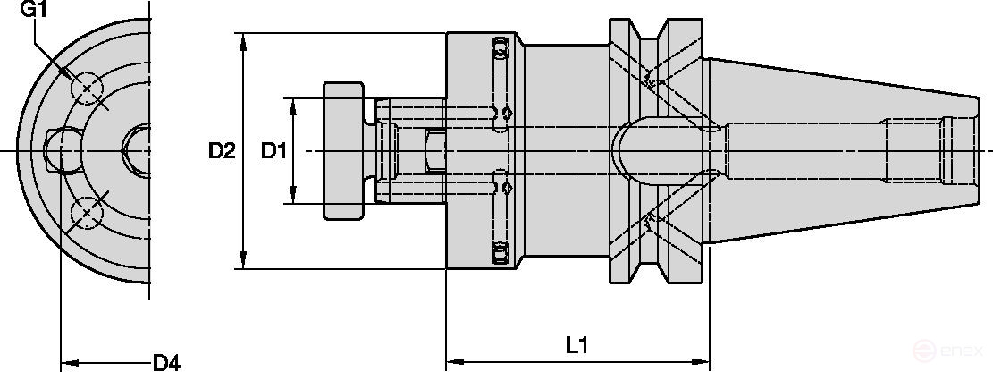 Адаптер BT50BSMC40150M