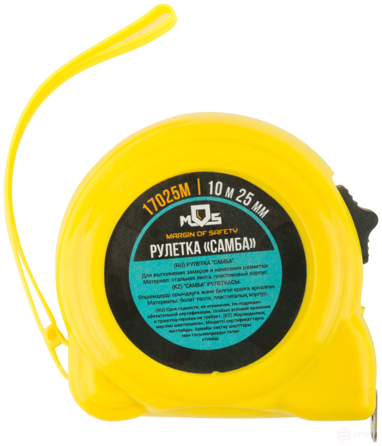Samba tape measure 10 m x 25 mm