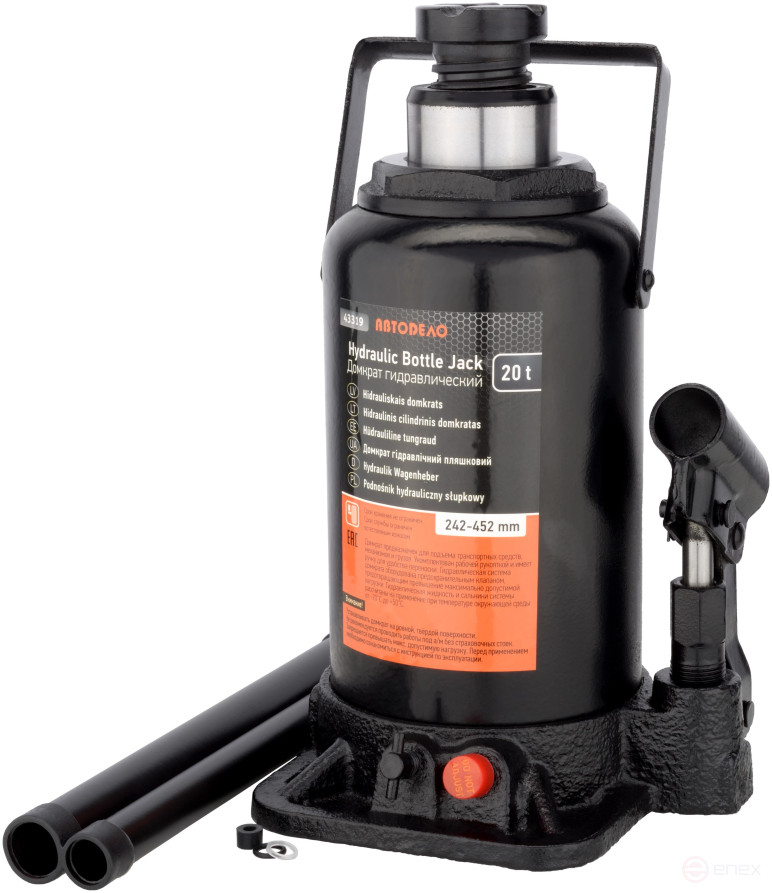 Hydraulic jack 20.0t (242-452 mm) Car Seat (43319)