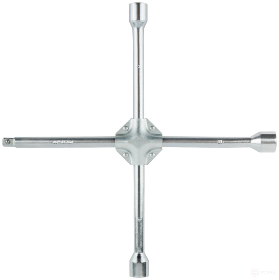 Ключ балонный крест усиленный 17х19х21 мм + 1/2, длина 400 мм