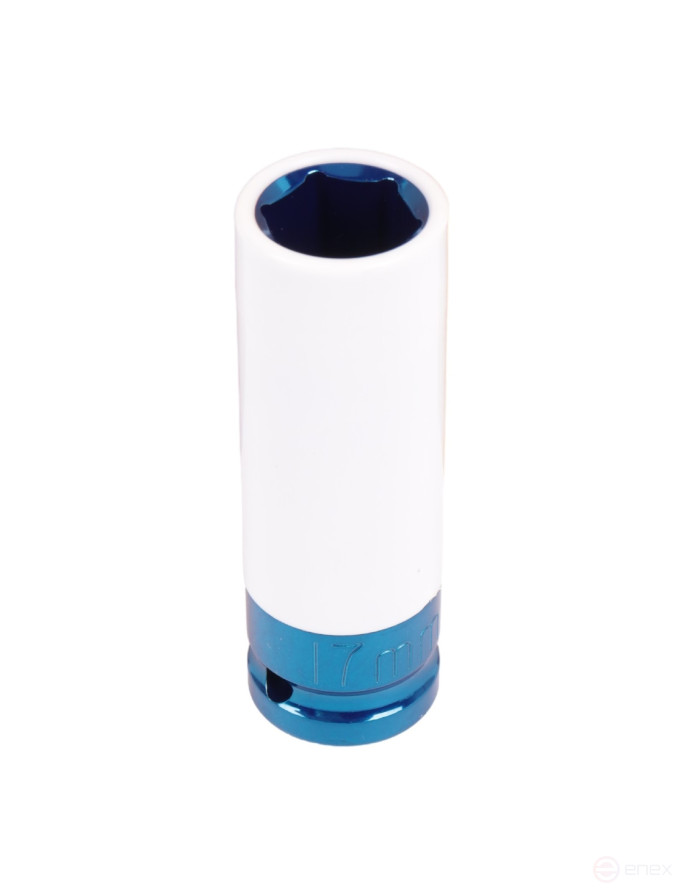 ACG Головка торцевая 1/2" ударная тонкостенная 17 мм (в пластике) LUXOR 1026313