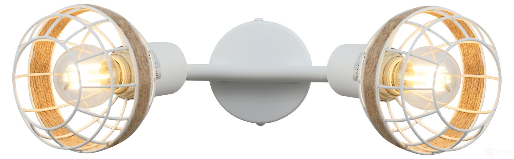 Rivoli Anselma 7034-702 spot wall and ceiling lamp 2 x E14 40 W rotary