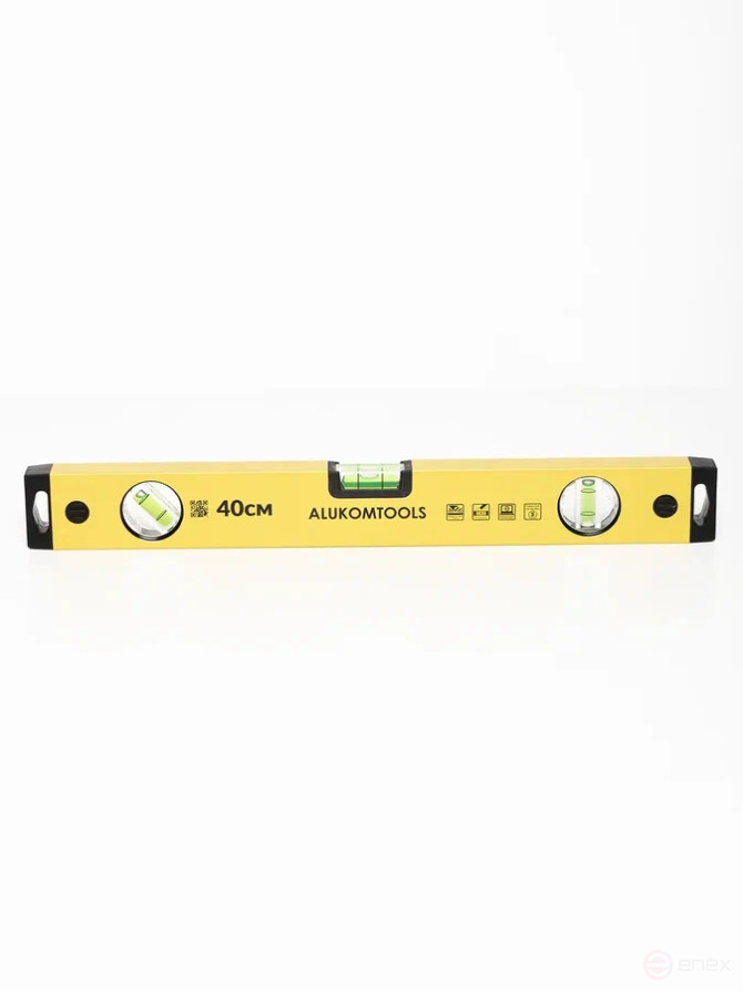 Уровень окрашенный "ECO" (3 акриловых индикатора) 40 см