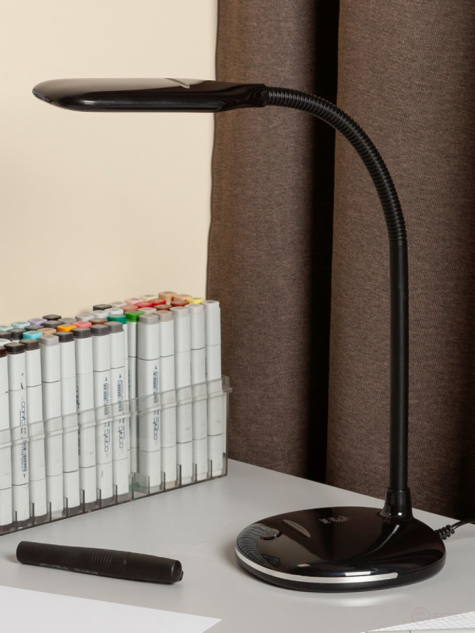 Настольный светильник ЭРА NLED-477-8W-BK светодиодный черный