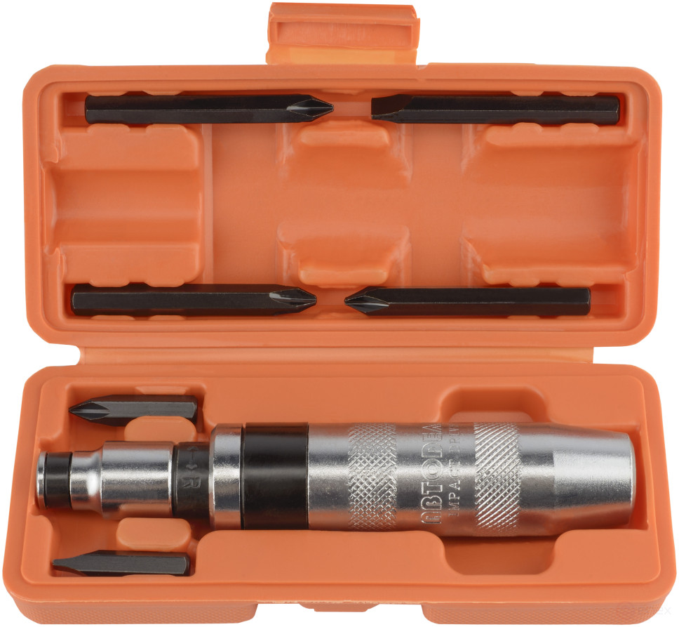 Impact-rotary screwdriver (6 nozzles S2;plastic.the case) AvtoDelo PRO (40016)