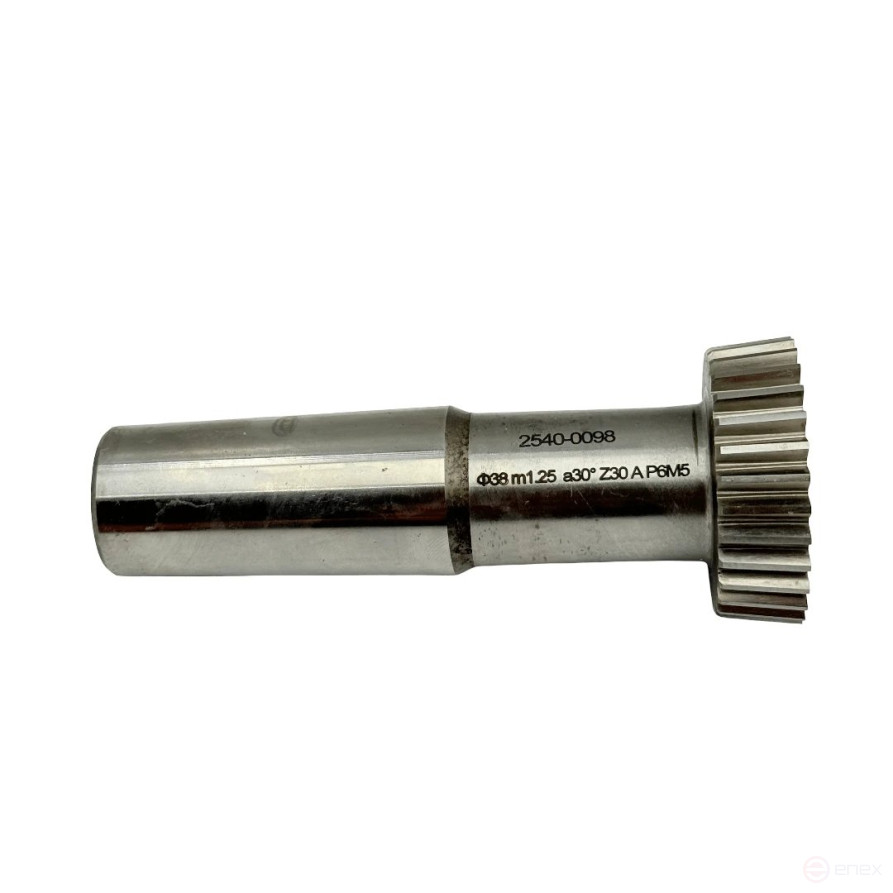 Долбяк хвостовой М 1.25, z=30, 30°, D= 37.5 мм (2540-0098) TORNERI Т028231