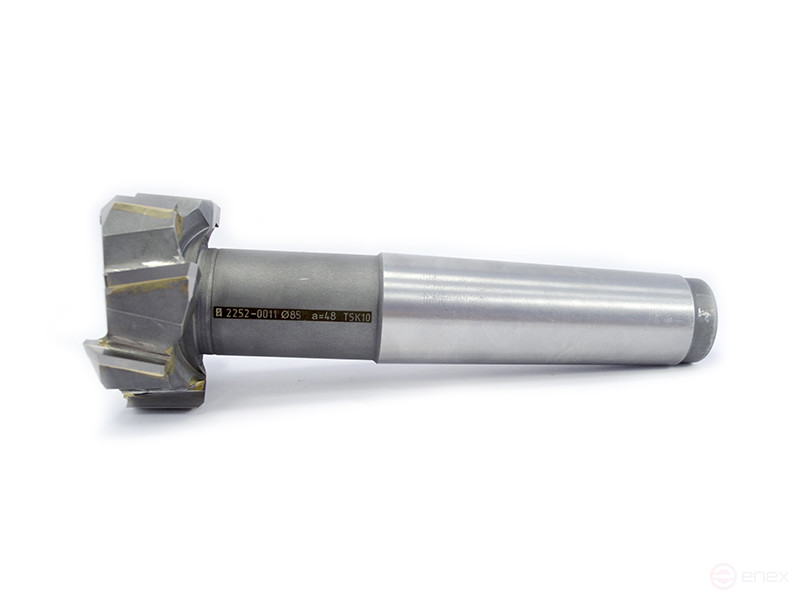 T-shaped milling cutter 85 x 40 T5K10 groove 48 (2252-0011) k/x KM5 Z=8 multidirectional tooth GOST 10673-75 "Russian Tool" (RI)