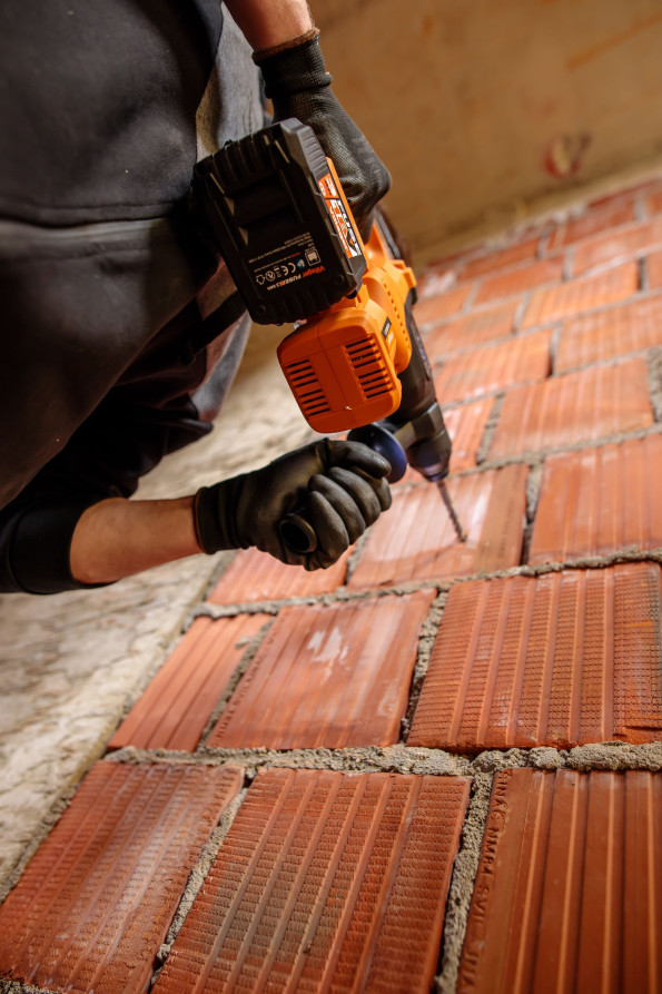 Cordless rotary hammer Villager VLP 0320 without battery, 5100 rpm