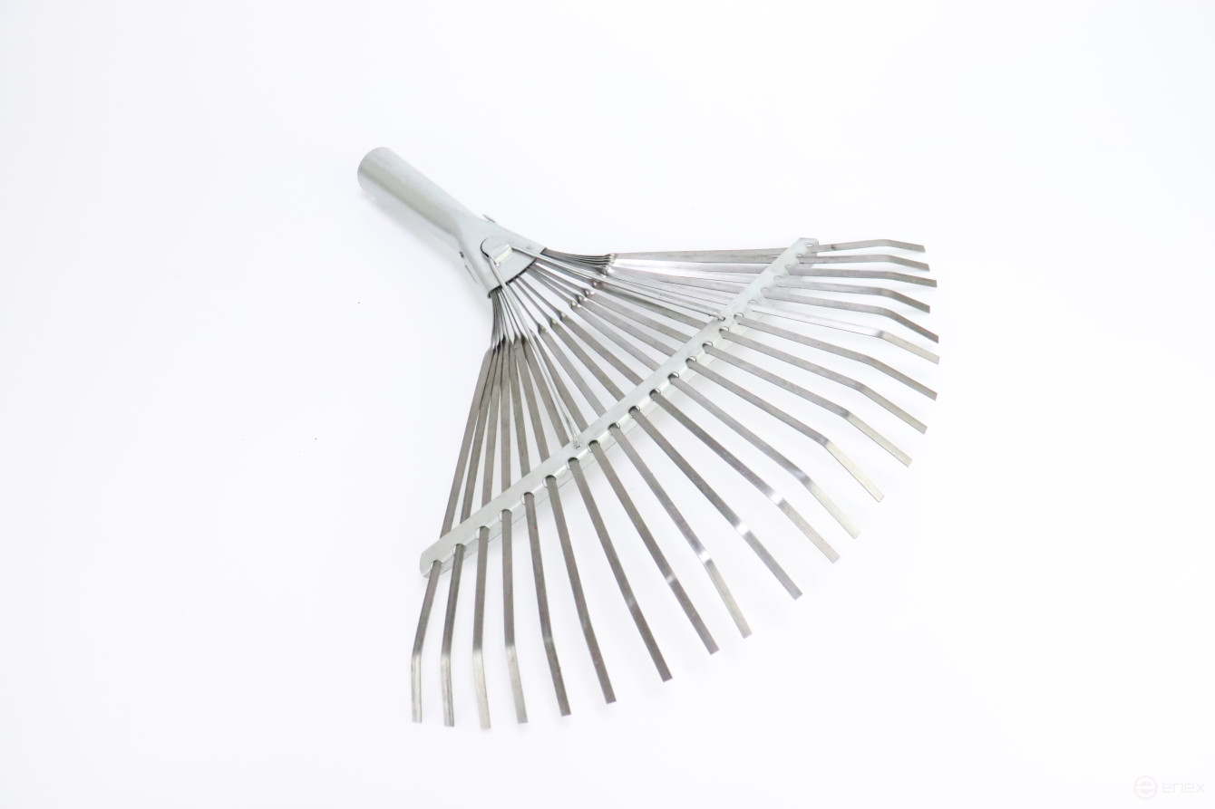 ACG Грабли 22 зубьев веерные пластинчатые усиленные ГСВ2 оцинк.сталь б/черенка 462814