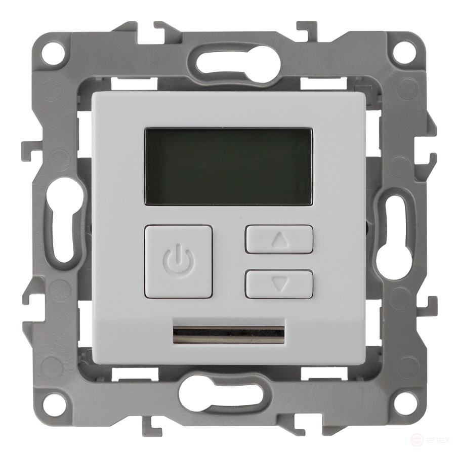 12-4111-01 ERA Thermostat universal 230V-Imah16A, IP20, Era 12, white