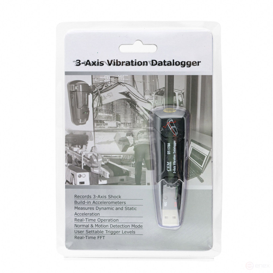 DT-178A 3-axis vibration recorder