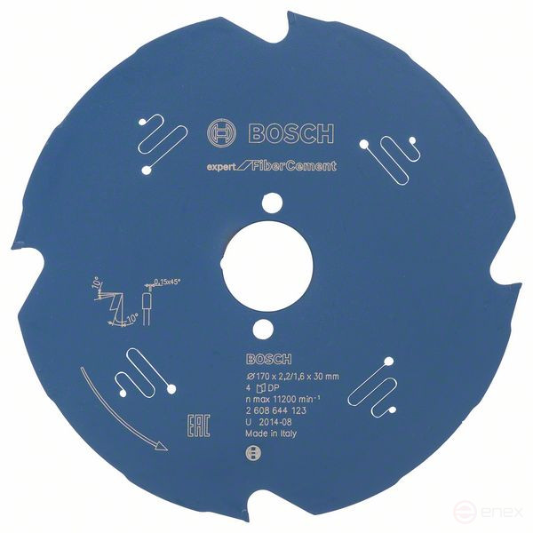 Expert for Fibre Cement saw blade 170 x 30 x 2.2 mm, 4