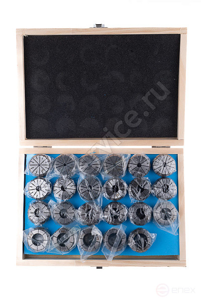 Collet Set ER40 - 23pcs (4,5,6,7,8,9,10,11,12,13,14,15,16,17,18,19,20,21,22,23,24,25,26) 0.010mm