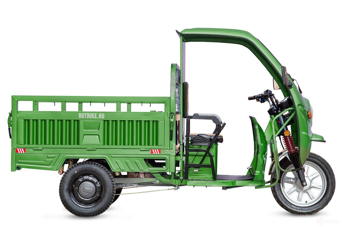 Cargo electric tricycle Rutrike Hermes 1500 60V1200W, grey