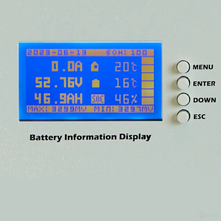 Lithium traction battery LITJET SMART LiFePO4 (powerwall) 51.2V 100Ah 5kWh