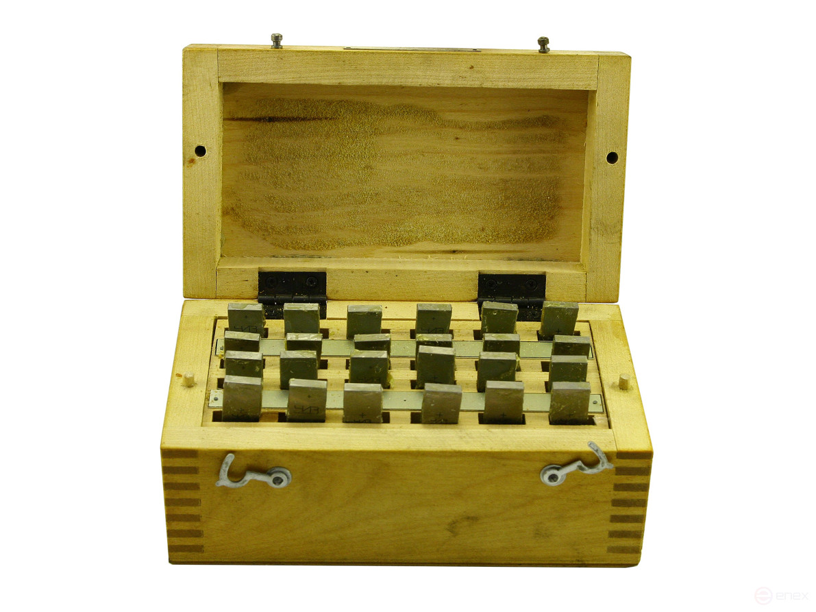 Набор мер плоского угла призматических N6 - 1 ЧИЗ