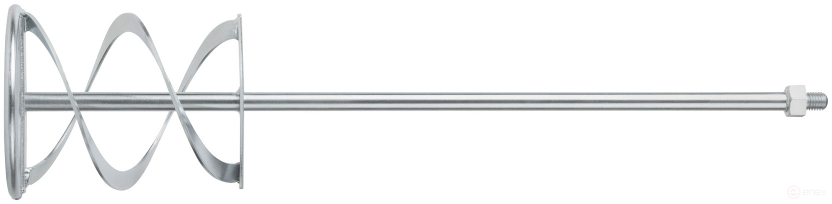 Миксер для тяжелых строительных смесей усиленный Профи, хвостовик М14, 140х590 мм, 04285