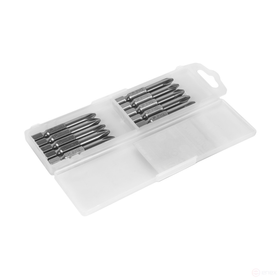 Screwdriver bit PRACTICE "Profi" PH-2 x 50mm (10 pcs), cassette (036-704)