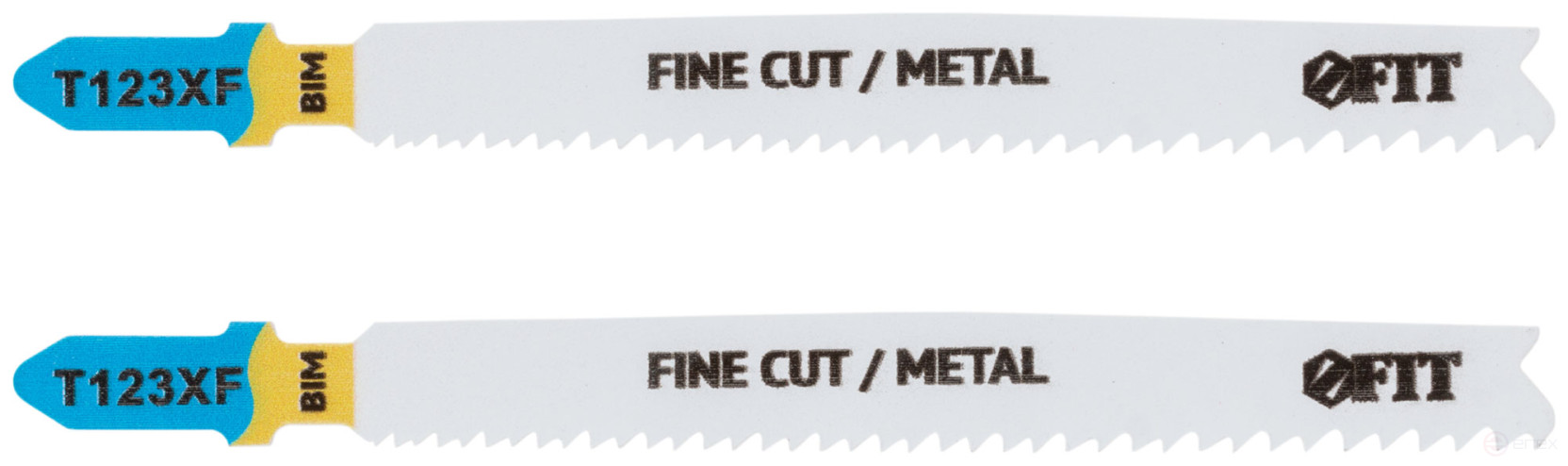 Полотна по алюминию и цвет.мет, HSS, фрезерованные зубья, 100/74 мм, переменный шаг (T123XF), 2 шт.