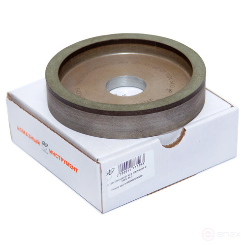 Flat diamond grinding wheel with recess 6A2 50x7x3x15x16 AC4 125/100 V2-01 100% 9.4