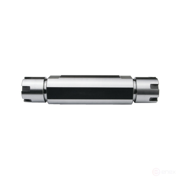 Патрон цанговый двусторонний d22-ER16M-100 с лыской
