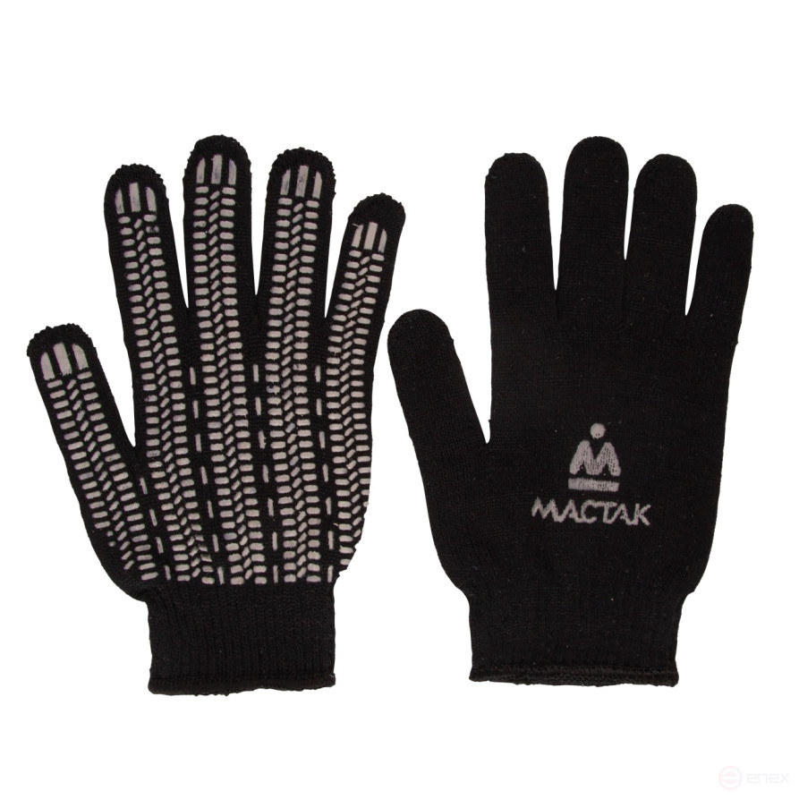 PVC gloves with the brand logo "MASTAK" MASTAK 9-7101010