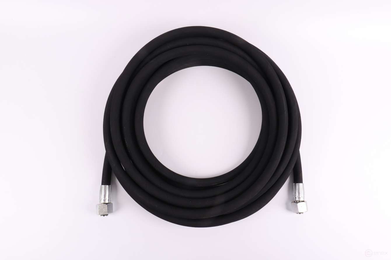 ACG Шланг для АВД 10 м 2-х оплеточный 2SN d-8мм (гайка металл 22х1,5 - 22х1,5) 1006476