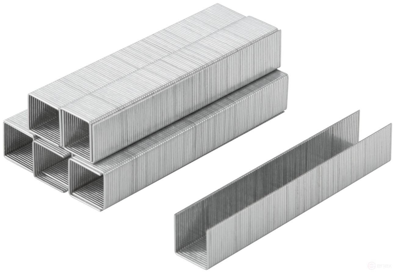 Stapler staples, hardened 11.3 mm x 0.7 mm, (narrow type 53) 12 mm, 1000 pcs.