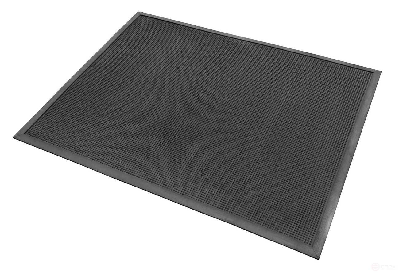 Outdoor mud-proof rubber mat "Spikes" 900x1500 mm Black