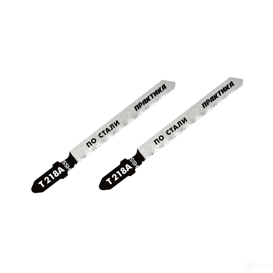 Пилки для лобзика по стали ПРАКТИКА тип T218A 76 х 50 мм, криволинейный рез, HSS (2шт.) (034-540)