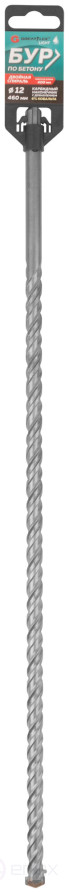 Бур по бетону, SDS-Plus, GreatFlex Light, 12x460 мм
