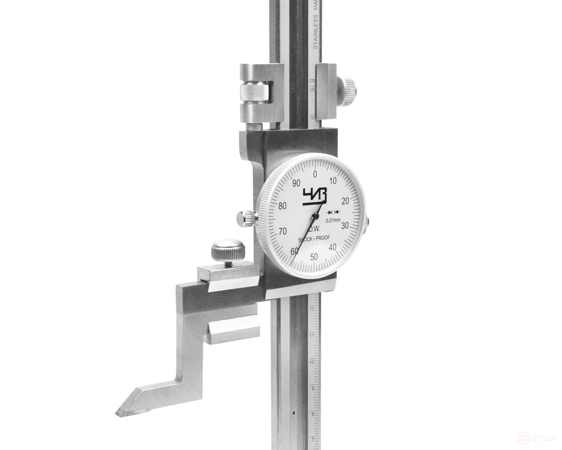 Штангенрейсмас ШРК - 200 0,01 с круг.шкалой ЧИЗ