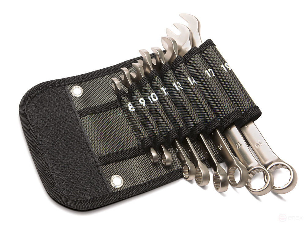 Branded bag for a set of keys combined 8, 9, 10, 12, 13, 14, 17, 19 mm, 8 pcs. (for set 511308)