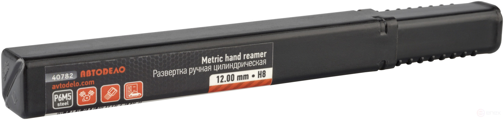 Развертка 12mm (ручная,цилиндрическая) АвтоDело (40782)