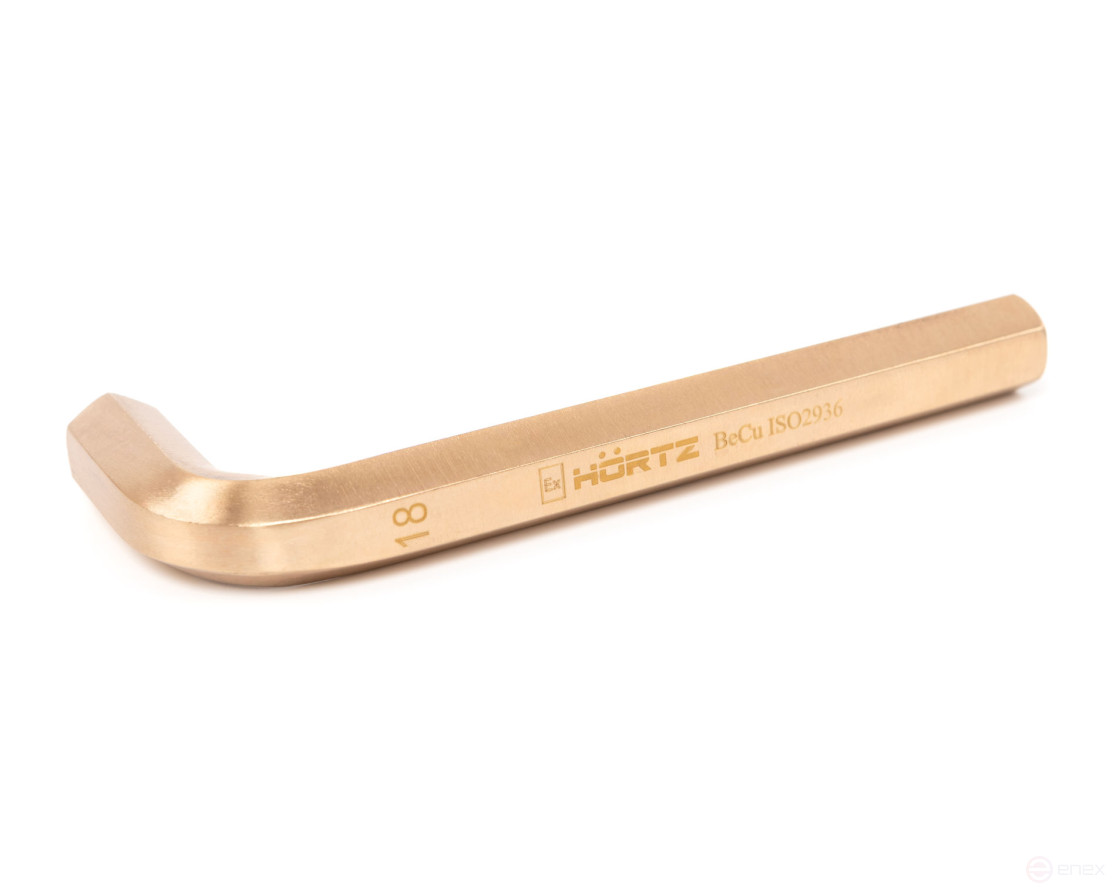 Hexagon wrench 18 intrinsically safe alloy BeCu 166-18, HORTZ