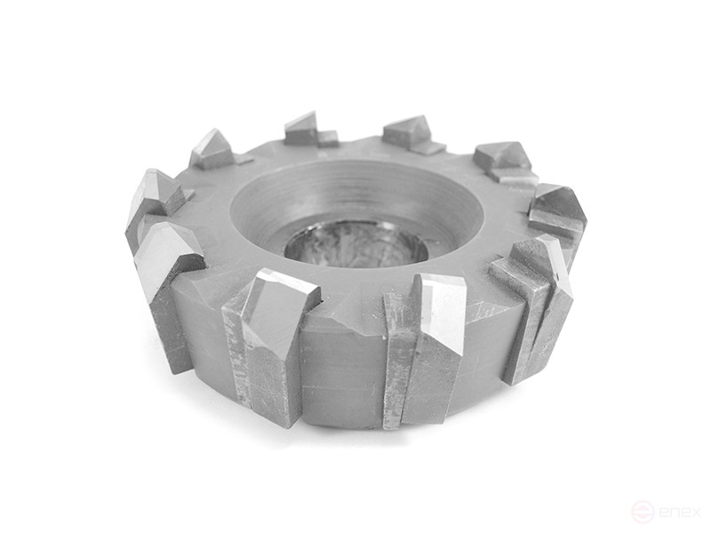 160 end mill with insert knives 0004 T5K10 60gr. (2214-0006) dpos=50 Z=10 left "Russian Tool" (RI)