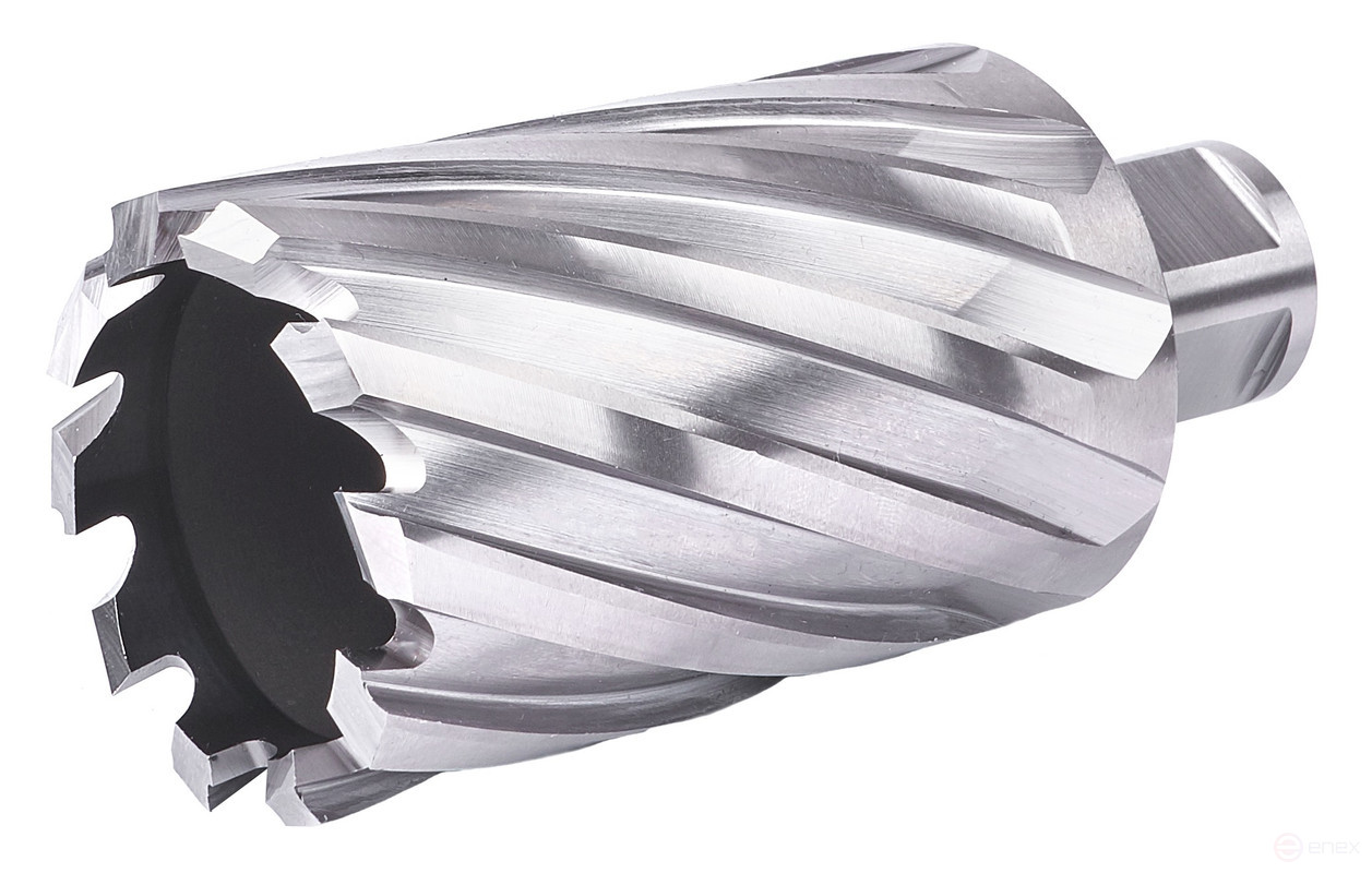 №032 корончатое сверло Ø38 мм HSS M2 WELDON 19 1 шт