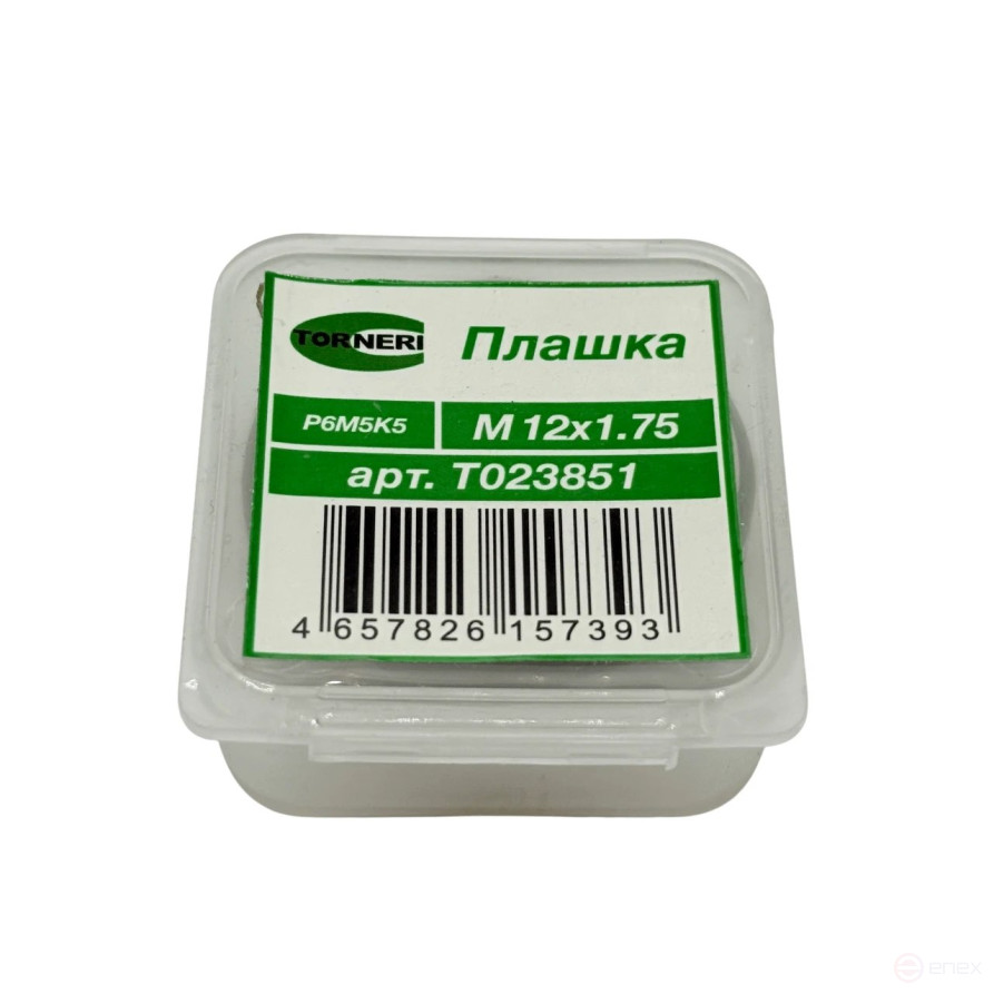 Плашка М 12х1.75 Р6М5К5 TORNERI Т023851