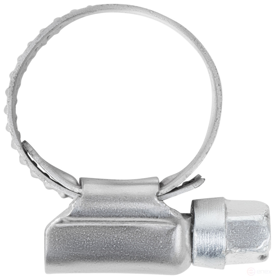 Хомут обжимной накатной, ширина 12 мм, нерж.сталь 12-20 мм