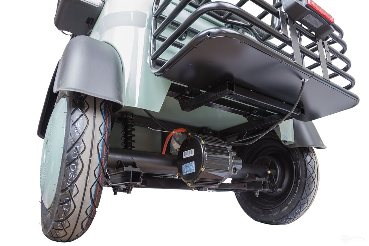 Электротрицикл Rutrike Gelbert Beta 48V/60V 800Вт, черный