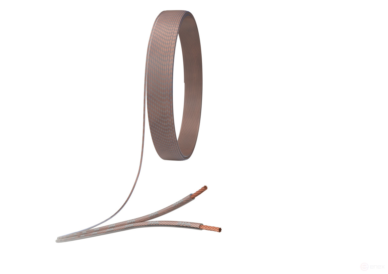 A-35-S ERA Speaker cable 2x0.35 mm2 transparent, 100m