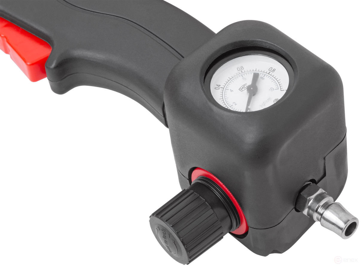 Пистолет пневматический для герметиков 600 мл, с датчиком давления