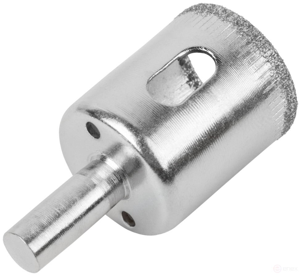 Коронка кольцевая по кафелю и стеклу алмазная 25х50 мм