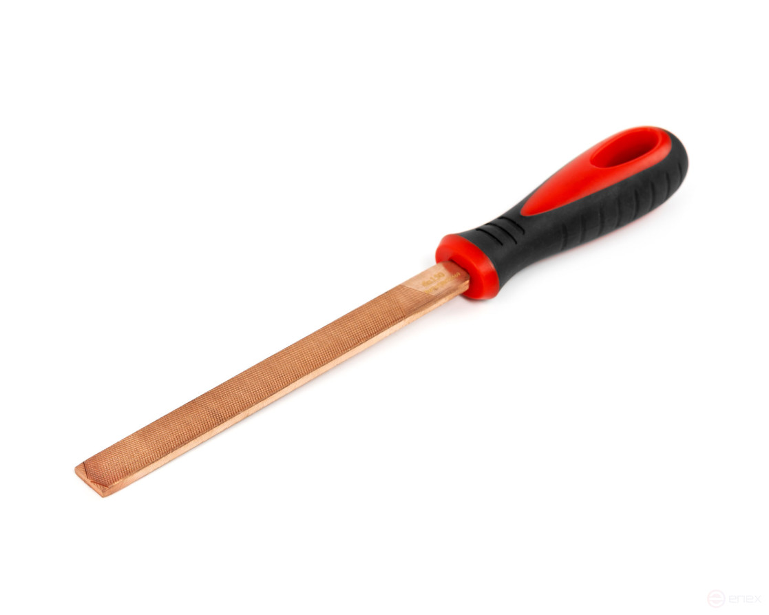 Напильник плоский 16х150мм BeCu искробезопасный 217-1002, HORTZ