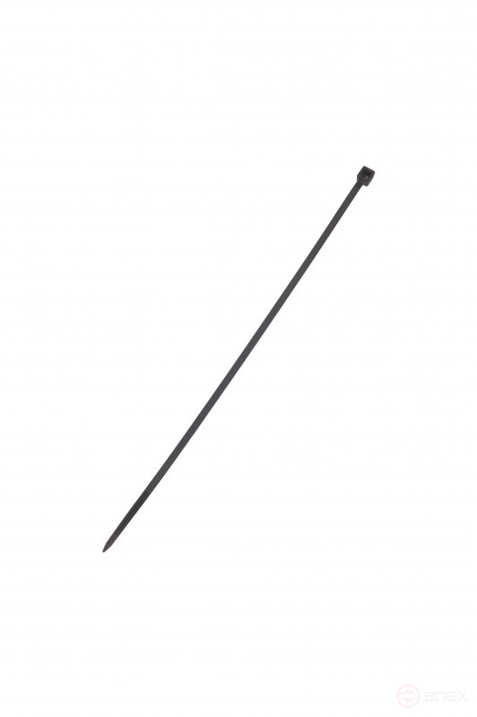 WRline WR-SHN-25-150B Стяжка-хомут 2,5х150 мм, кабельная нейлоновая 6,6, неразъемная, цвет черный (100шт)