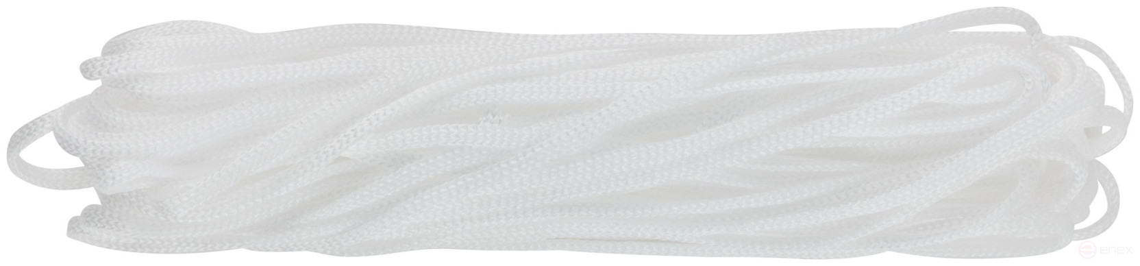 Шнур вязаный полипропиленовый без сердечника 5 мм х 20 м, р/н= 50,8 кгс