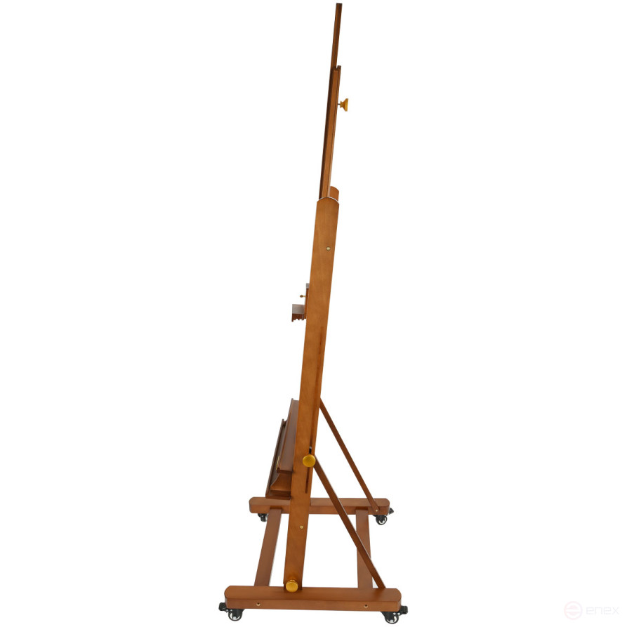 Easel outdoor studio Gamma "Old master", 59,5*59,5*190 (370) see, red lacquered beech