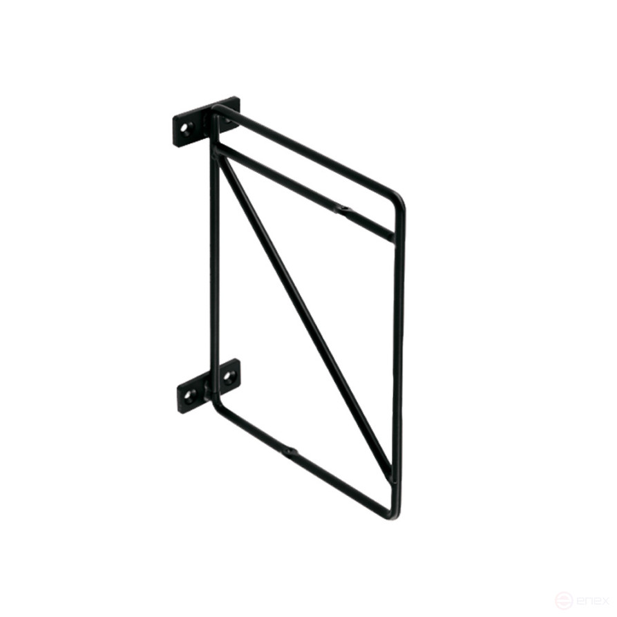 Shelf holder meth. KOMBO 166*213 black AKS