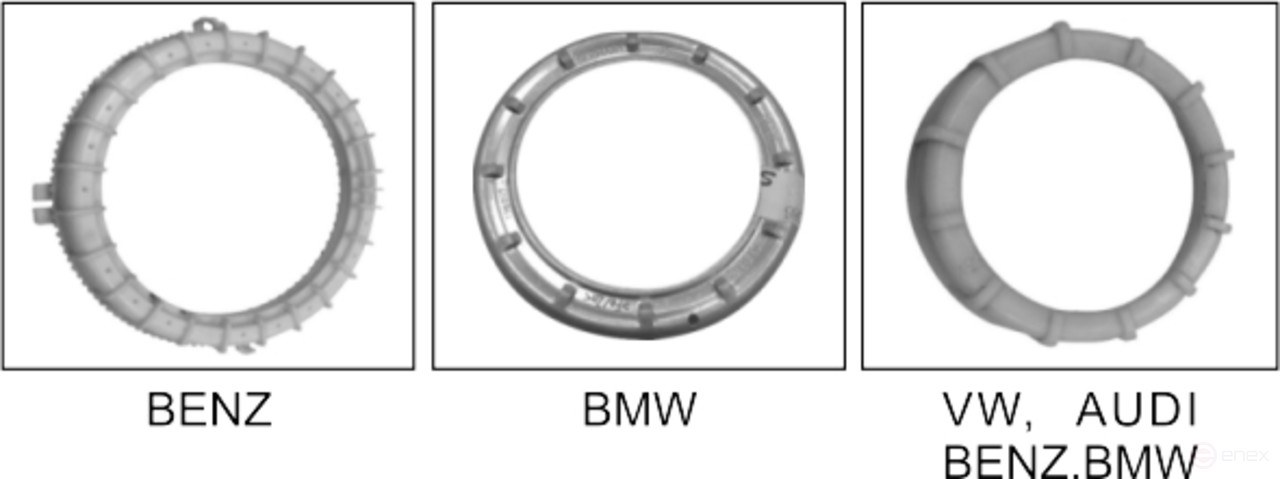 Съемник топливозаборника универсальный 2-х лапый 122-199мм JTC